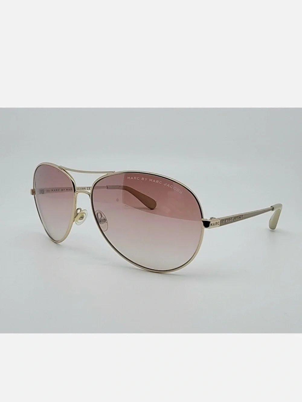 Marc by Marc Jacobs MMJ184/S J5GNO Gold Frame Brown Lens Aviator Sunglasses 60mm
